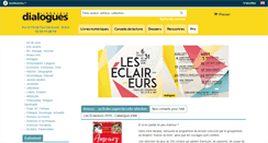 Desktop Screenshot of librairiedialogues.fr